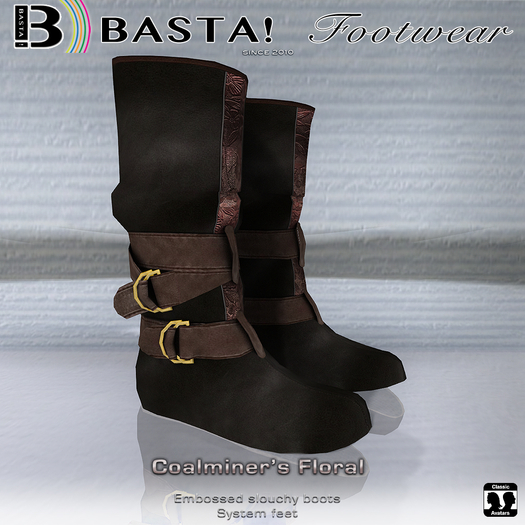 [ B! ] :COALMINER'S FLORAL: (Fatpack - 6 colors)