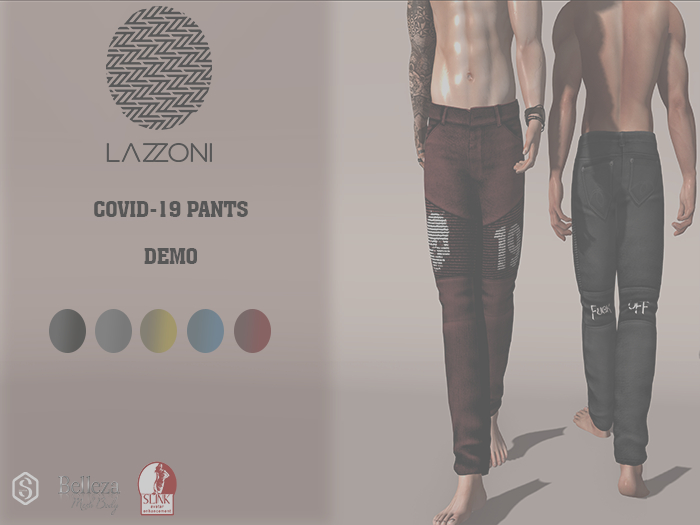 Lazzoni - Covid - 19 Pants DEMO BOX