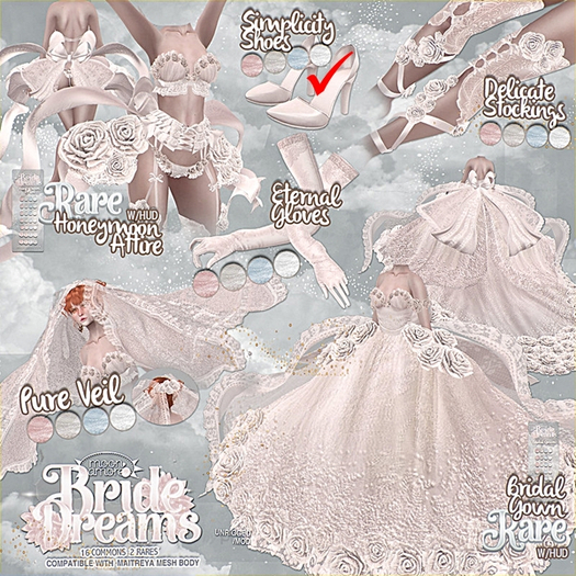 :Moon Amore: BrideDreams/ Simplicity Shoes /  ROSE