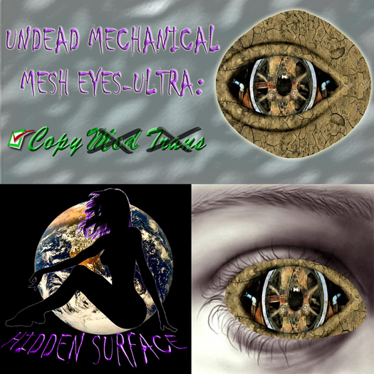 Undead Mechanical MESH Eyes-Ultra *Hidden~Surface*
