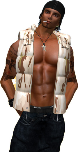 Camo Vest Realistic Sculpted  (PROMO)