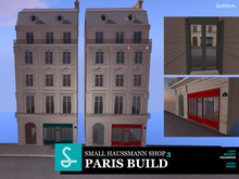 Paris Small Haussmann 4 floors Shop1 Green and Red V.1.2