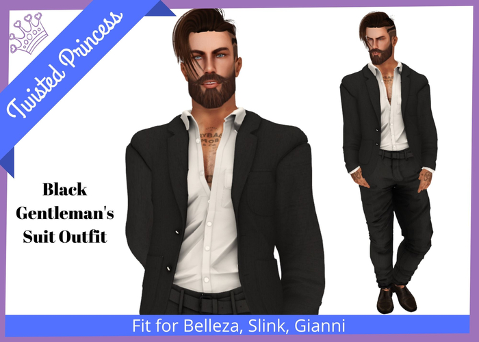 TP - Gentleman Black Outfit -packer