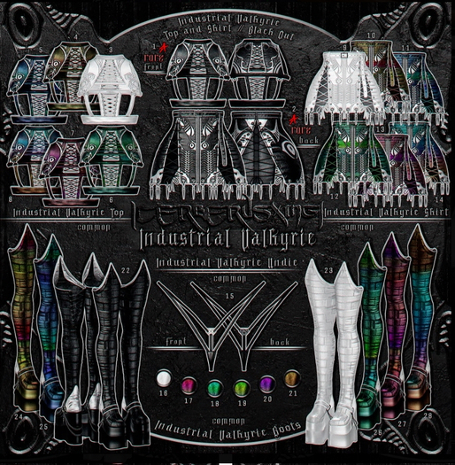 27. [CX] Industrial Valkyrie - Boots // M // Oil Spill Grape