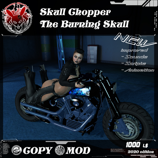 The Bunny Mechanic // Skull Chopper // The Burning Skull