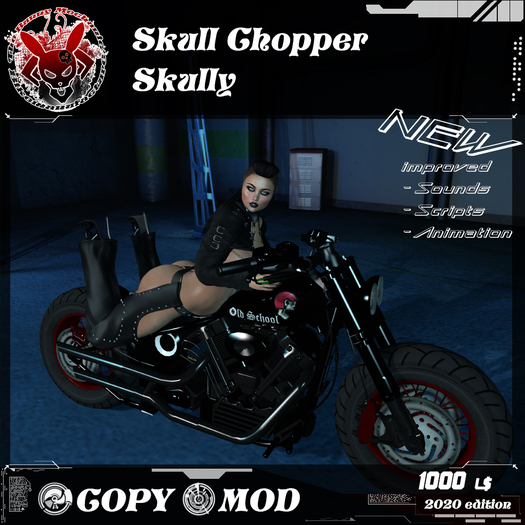 The Bunny Mechanic // Skull Chopper // Skully