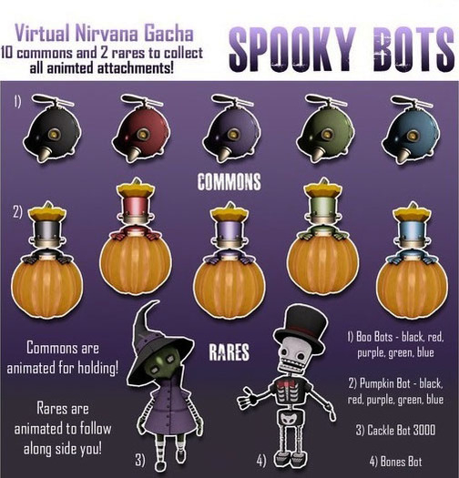 Second Life Marketplace - [VN] Boo Bot - Green 8