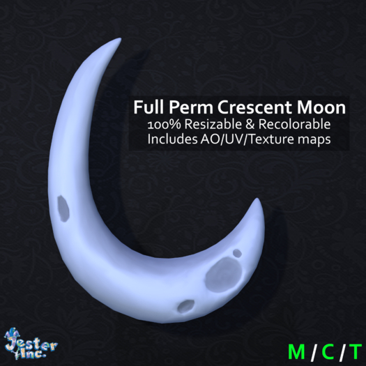 [Jester Inc.] Full Perm Crescent Moon! - Add to Unpack