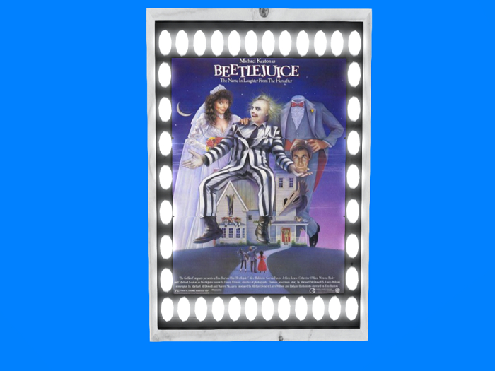 Sci-fi Movie Poster-Beetlejuice