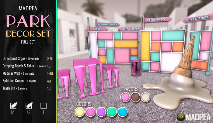 MadPea Park Decor Set [Add Me!] Boxed