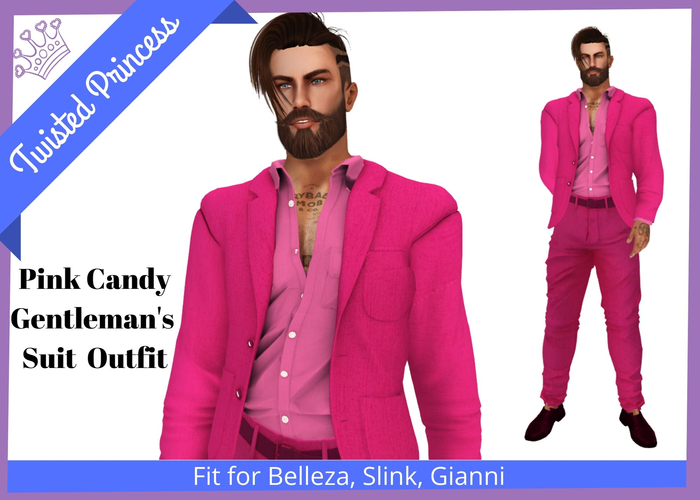 TP - Candy Boy Pink suit Outfit -packer