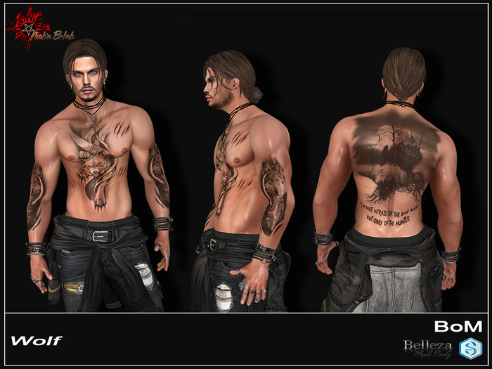 *NB* Wolf tattoo