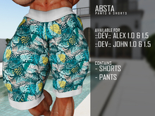 [[Z:E:N]]ABSTA PANTS/SHORTS FOR ALEX & JOHN