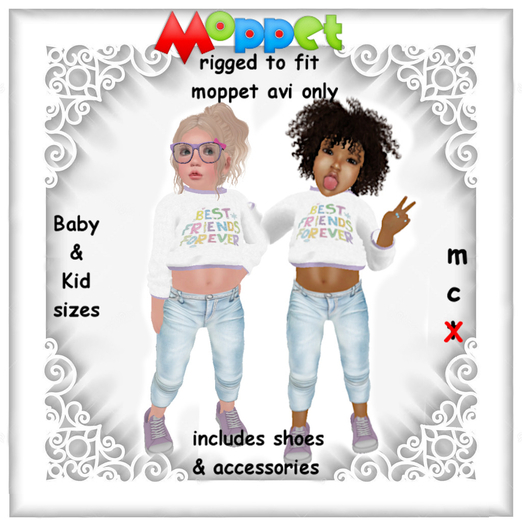 Moppet Best Friend Pastel Set