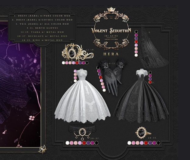 Violent Seduction - Hera Dress (Gothic) RARE