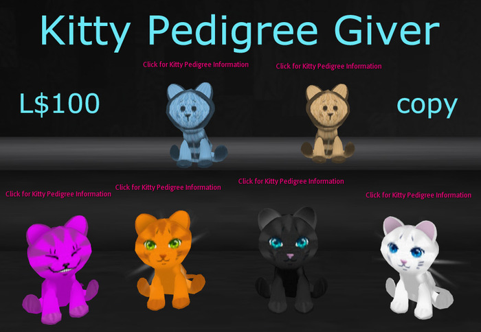 Kitty Pedigree Giver by Ruca Tease