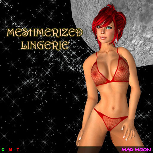*MM* Meshmerized Lingerie Red