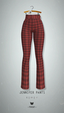 -Pixicat- Jennifer Pants (PlaidRed)