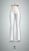 -Pixicat- Jennifer Pants (PinStripeWhite)