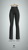 -Pixicat- Jennifer Pants (PinStripeBlack)
