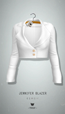 -Pixicat- Jennifer Blazer (White)