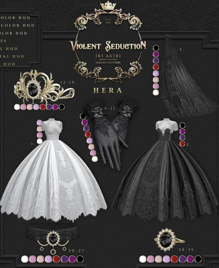 Violent Seduction - Hera Dress (Gothic) RARE