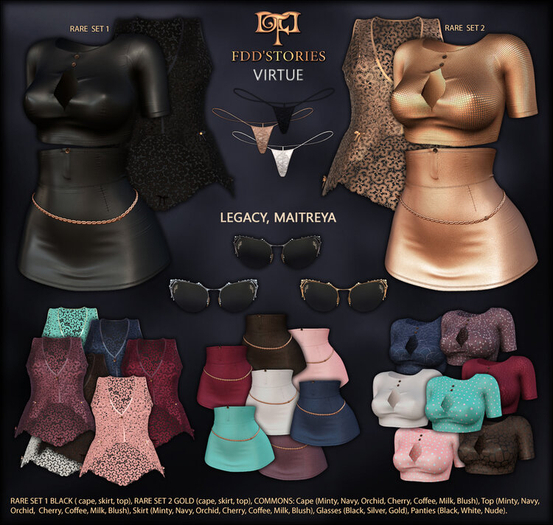 FDD'STORIES *Virtue* [MAITREYA] Set - Gold RARE