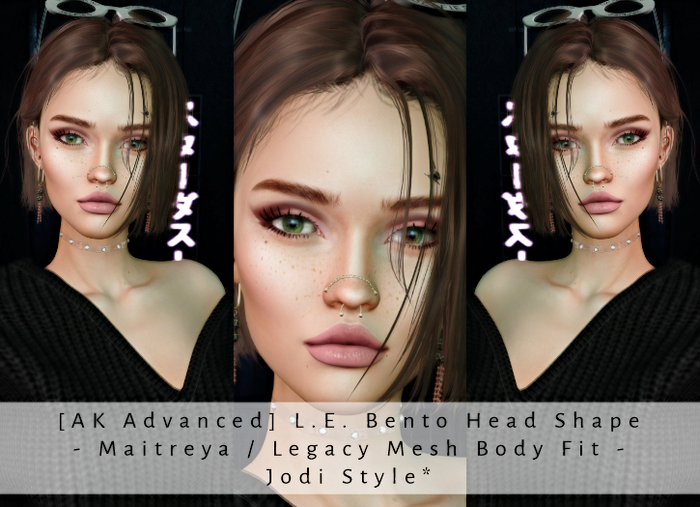 L'R [AKAdvanced]L.E.BentoHeadShape -M-L Fit!- Jodi Style