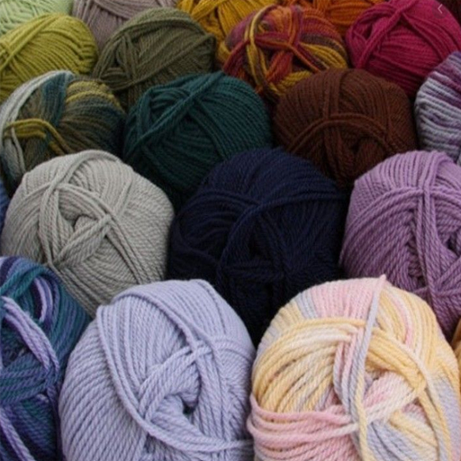 DFS Wool - Green Yarn Skein  x 5