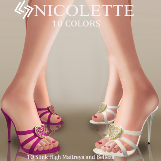 LEGENDAIRE NICOLETTE HEELS