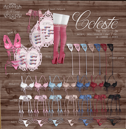 {le fil casse} Celeste Ruffle Leash Maitreya Pink