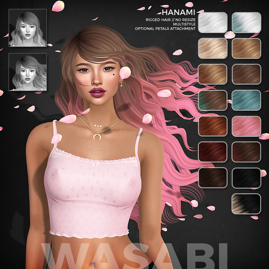 Wasabi // Hanami Mesh Hair - Basics