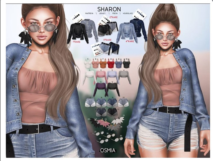OSMIA - Sharon.Cropped Top - M - Black