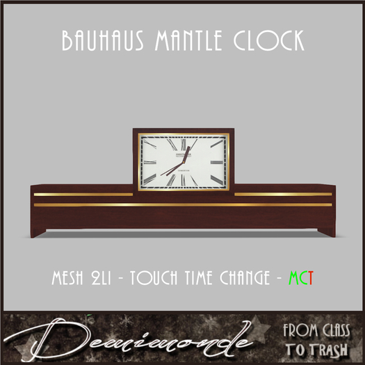 [CYN] Bauhaus Mantle Clock