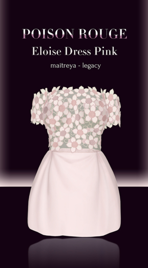 POISON ROUGE Eloise Dress Pink 