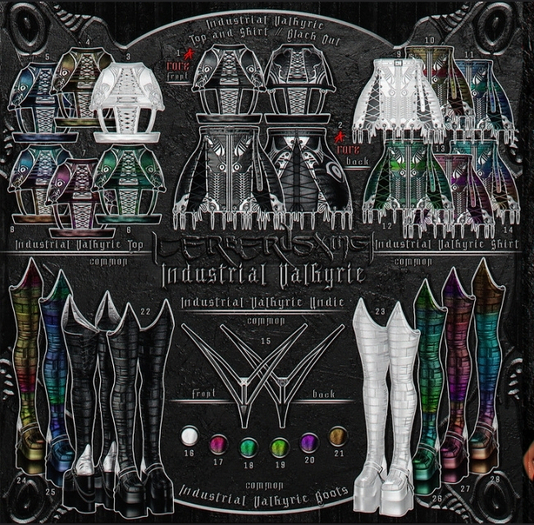 16. [CX] Industrial Valkyrie - Undie // M // White Out