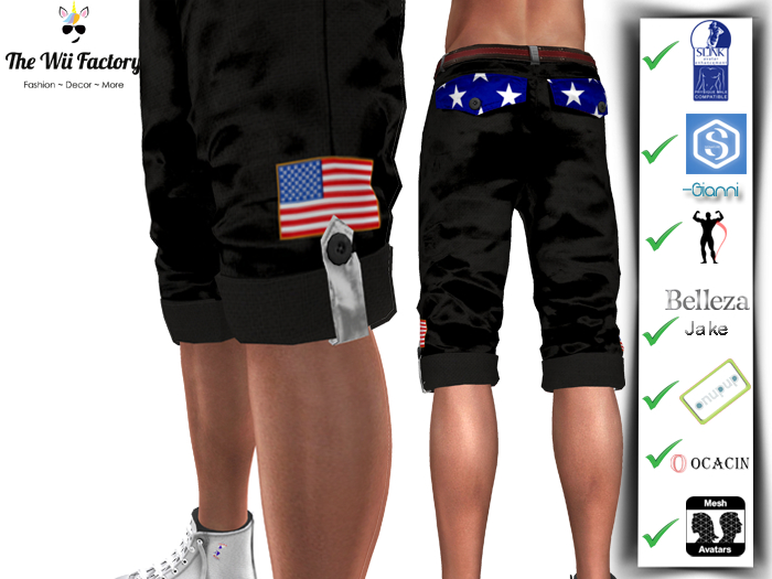 :TWF: USA Men Shorts