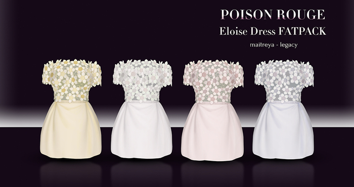 POISON ROUGE Eloise Dress FATPACK