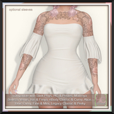 [HC] Bria Ivory Mini Dress for Slink (inc. Petite), Belleza, Maitreya, eBody, Signature, Legacy & Tonic