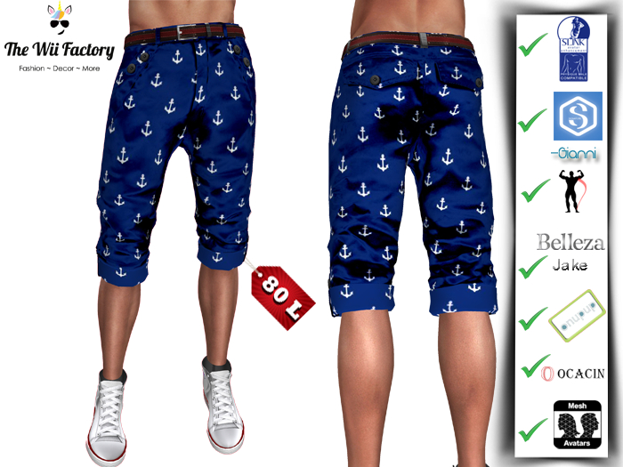 :TWF: Sailor Men Shorts