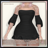 [HC] Bria Black Mini Dress for Slink (inc. Petite), Belleza, Maitreya, eBody, Signature, Legacy & Tonic