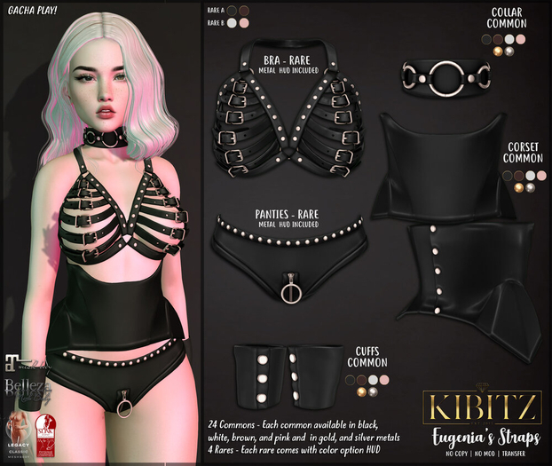 Kibitz - Eugenia's corset - Legacy - brown/gold