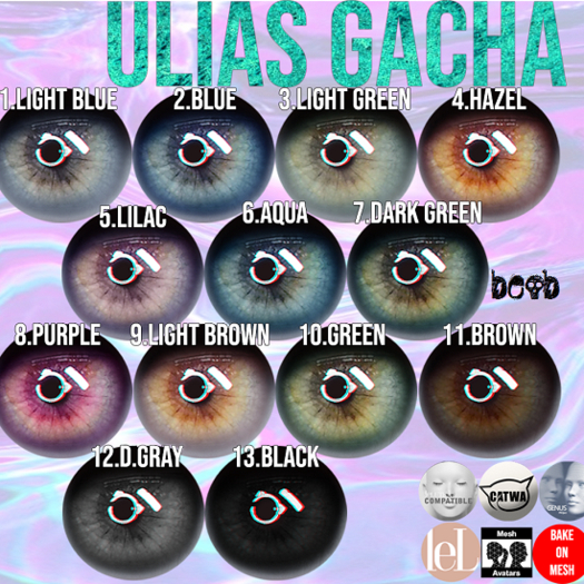 Gloom. - Ulias Collection - Light Green (Mesh L & R)