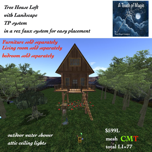 Tree House with Landscape & TP system-box