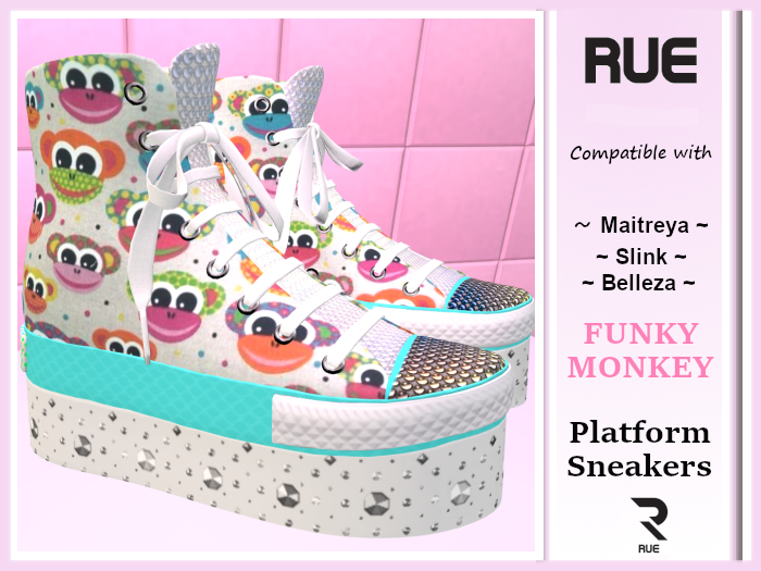 :: RUE :: Funky Monkey Platform Sneakers