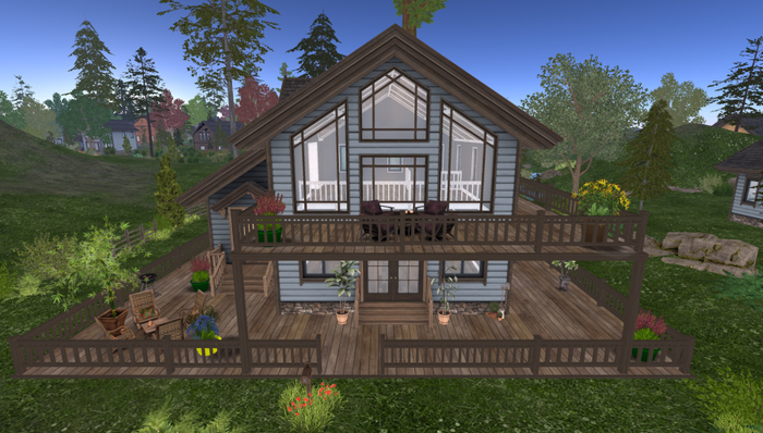 LH - Log Home - Lincoln Deck/Balcony Add On (BOX)