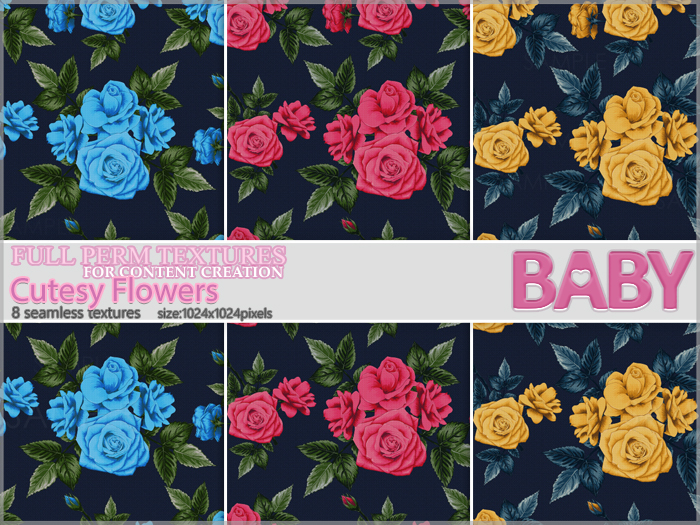 :*BC*: TEXTURES Cutesy Flowers