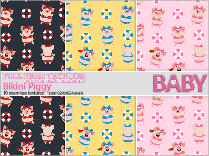 :*BC*: TEXTURES Bikini Piggy