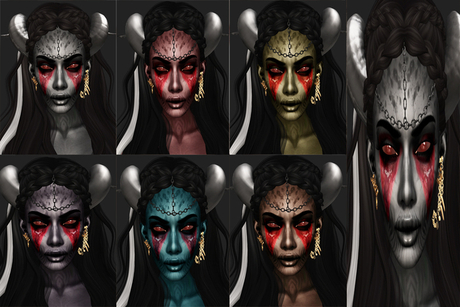 Second Life Marketplace - CANDY-Lilith female demon skin-genus-lelutka ...