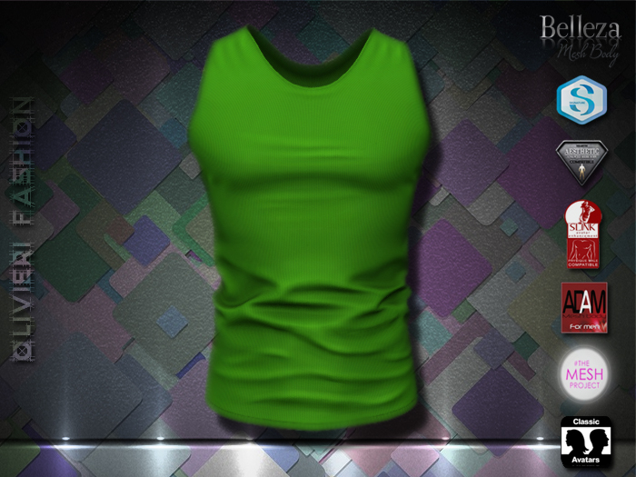 MATT TANK - VIVID GREEN